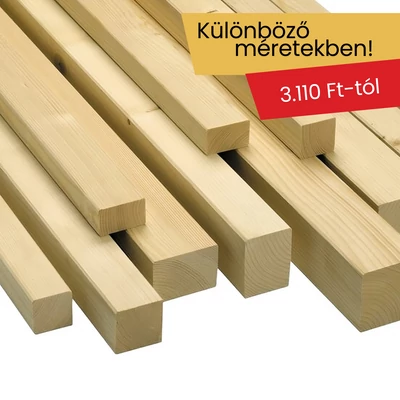 Lucfenyő Palló, Bélmentes, Ausztria (szárított) (Válassz méretet a termék adatlapján)